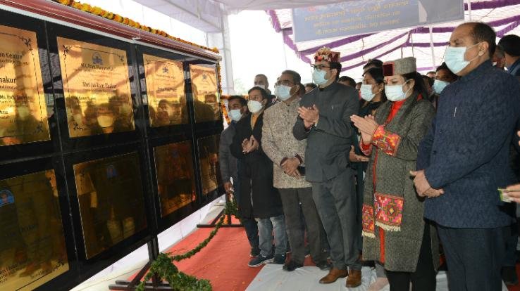 Chief Minister Jairam inaugurated and laid the foundation stone of 17 developmental projects in Dharamsala