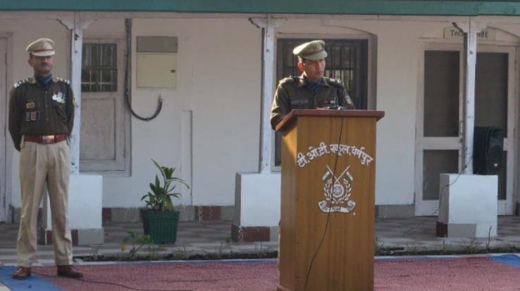 धर्मपुर : केन्द्रीय रिजर्व पुलिस बल द्वारा हर्षोउल्लास के साथ मनाया गया 73वां गणतंत्र दिवस