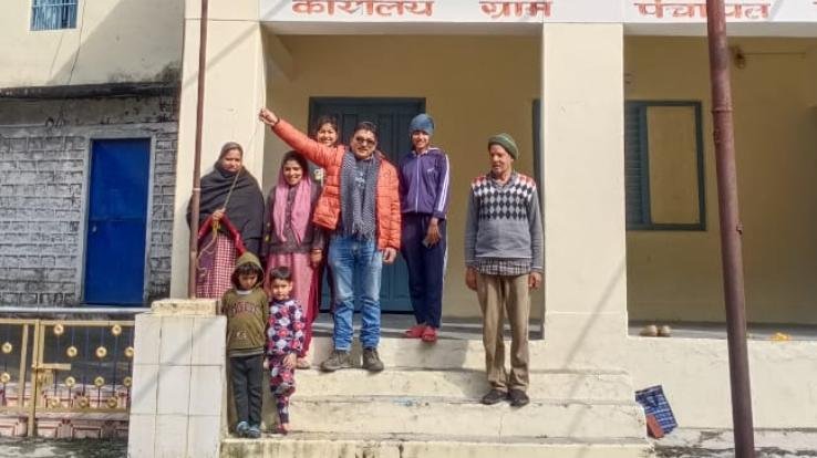 Dadlaghat: Republic Day celebrated with pomp in Gram Panchayat Mangal