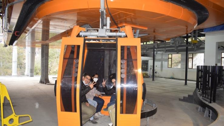 Dharamshala ropeway brought a smile to the faces of tourists