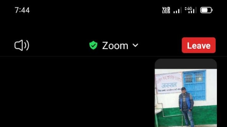 400 participants of the state participated in the program through zoom meeting