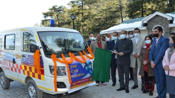 Shimla: Ambulance flagged off for Kupvi section of Chapal