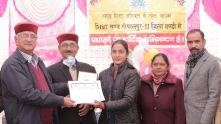 MLA Colonel awarded excellent school management committees