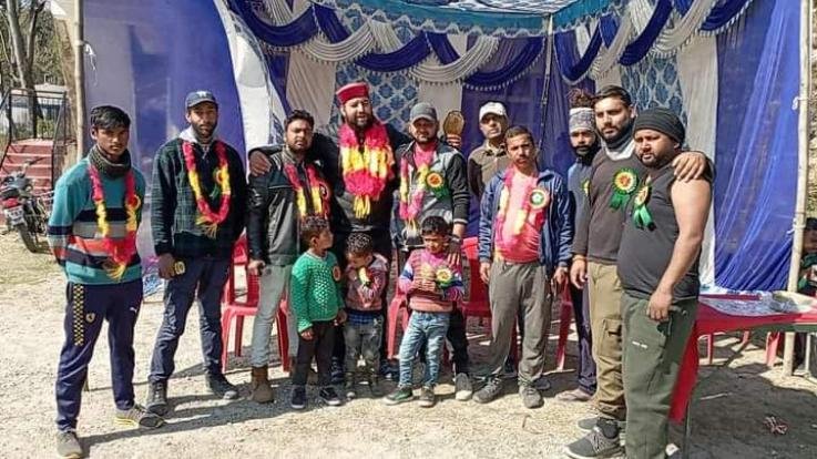 Baijnath: Organized cricket match on Guru Ravidas Jayanti