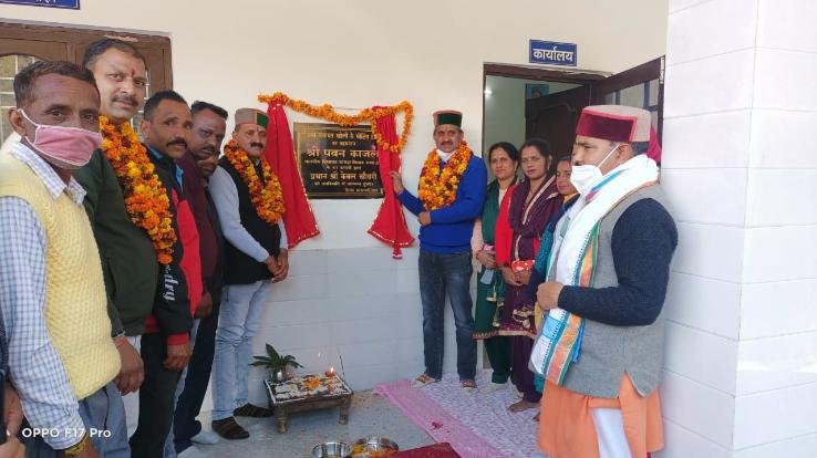 MLA inaugurated newly constructed community building in Kholi