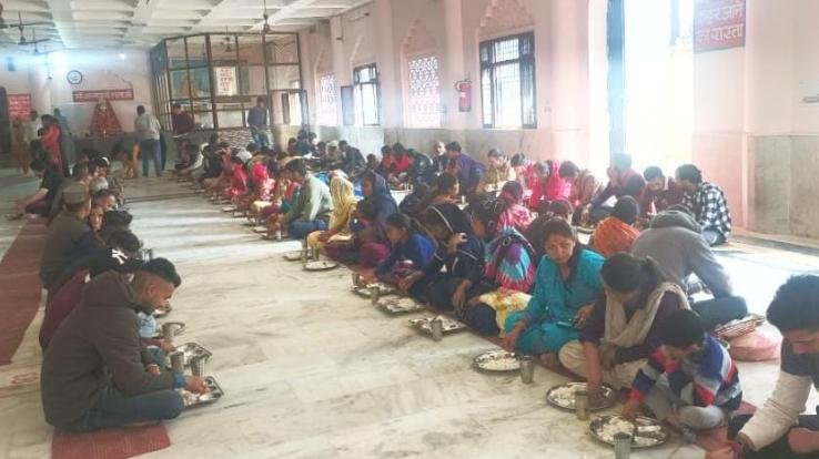Langar facility started again in Jwalamukhi Mata Temple