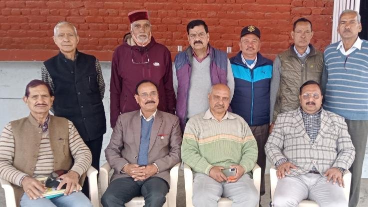 Jogindernagar: Meeting of Ex-Servicemen League under the chairmanship of Ravindra Pal