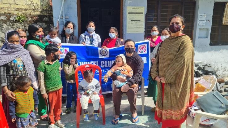  Inner Wheel Club gave children two drops of life