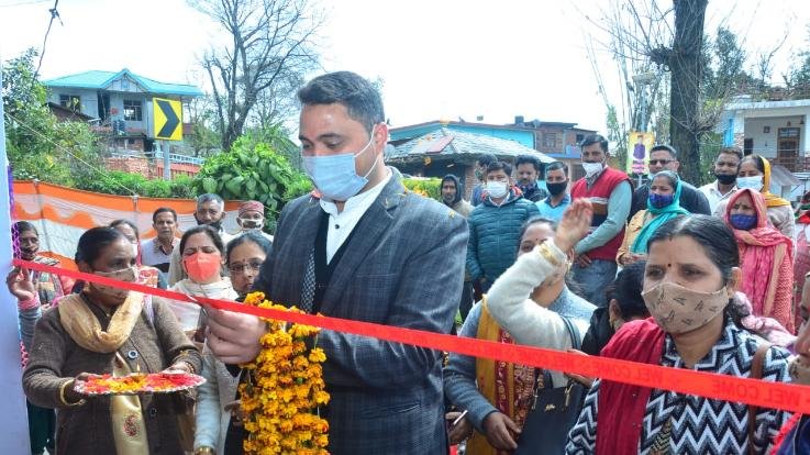 Palampur: Sankalp Gautam inaugurated Jagriti Village Organization Custom Hiring Center