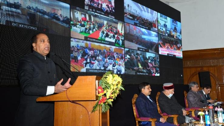 Chief Minister addressed the virtual public dialogue on the budget 2022-23