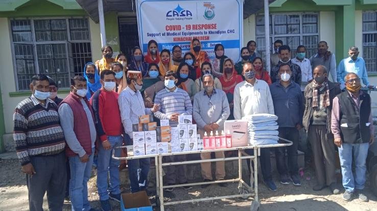  Casa organization donated medical equipment to Khudian Hospital - Pradeep Sharma