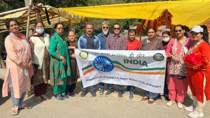 Rotary Club and Inner Wheel Club Kangra launched the cleanliness drive