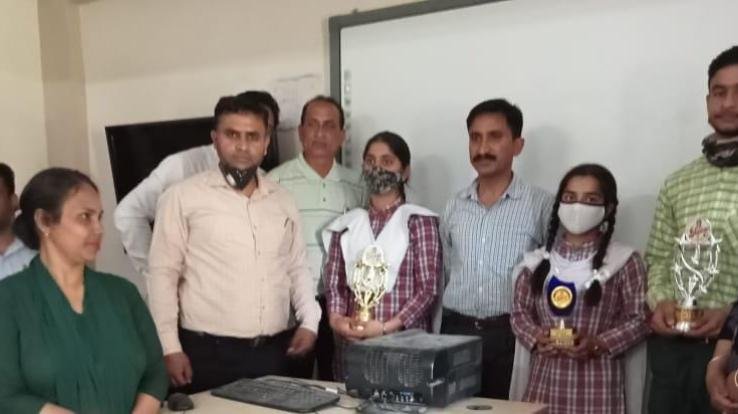 In Government Secondary School, Bari/Kandrodi, children were made aware to stay away from drugs