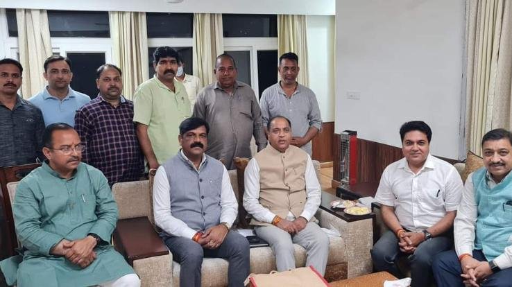 Delegation met Chief Minister in the presence of State President Suresh Kashyap