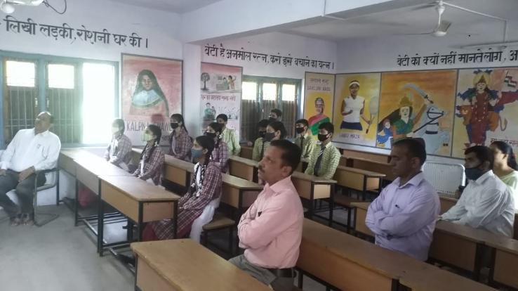 Organized discussion program on examination in Dhundan school