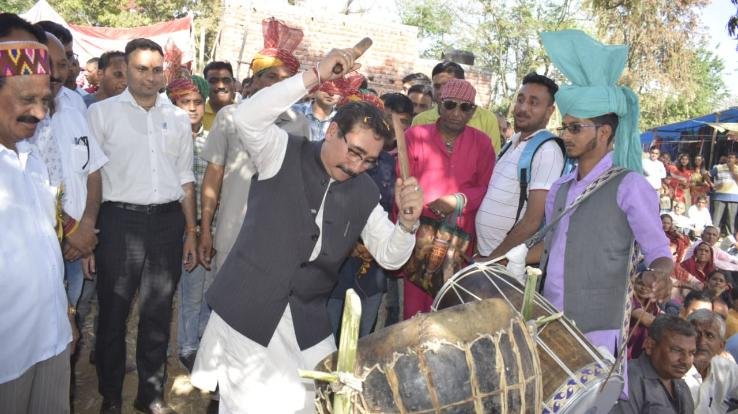  6.5 crores will be spent on construction of road from Chidna to Thirak via Devi Tila - Parmar