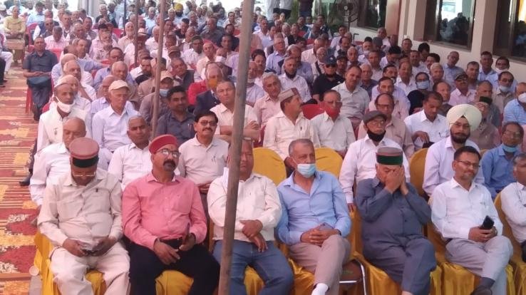 KD Sharma congratulated the state executive president Atmaram Sharma and the team