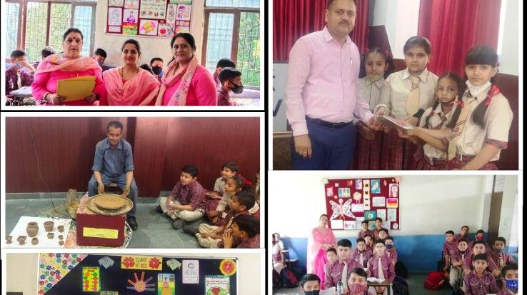Jwalamukhi: Classroom decoration competition organized in DAV Bhadoli school