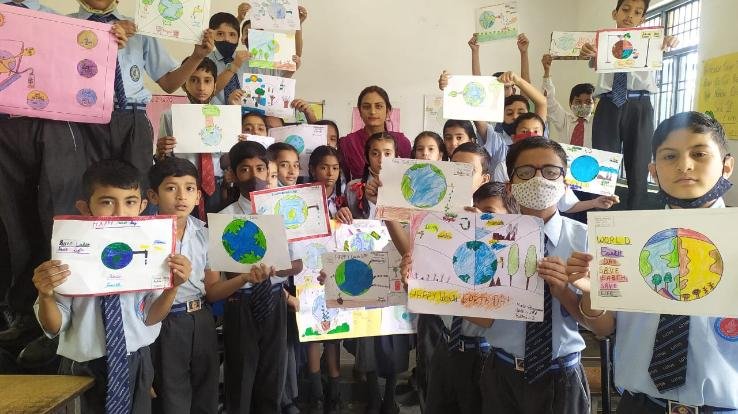 Earth Day celebrated in Kendriya Vidyalaya Naleti