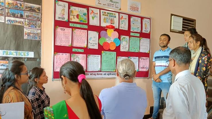 Central University Saptasindhu Campus Dehra Interdepartmental Wall Magazine Competition organized