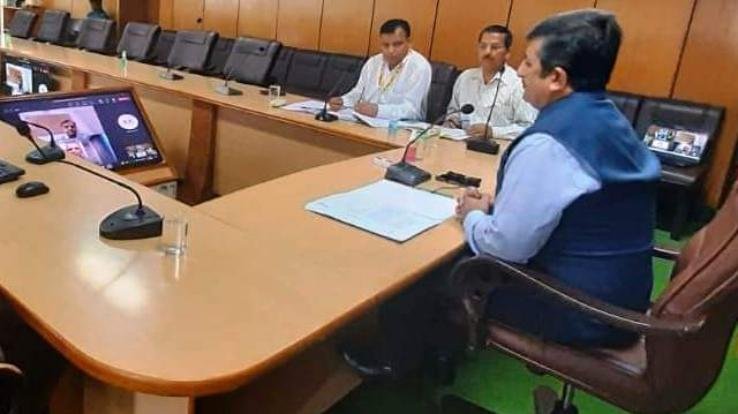  Online meeting with the director of Michigan State University