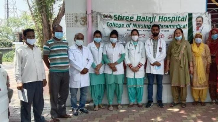 Free medical camp organized in Dhawala