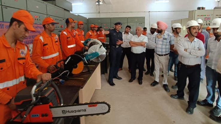 NDRF team on the district's stay from May 2 to May 16