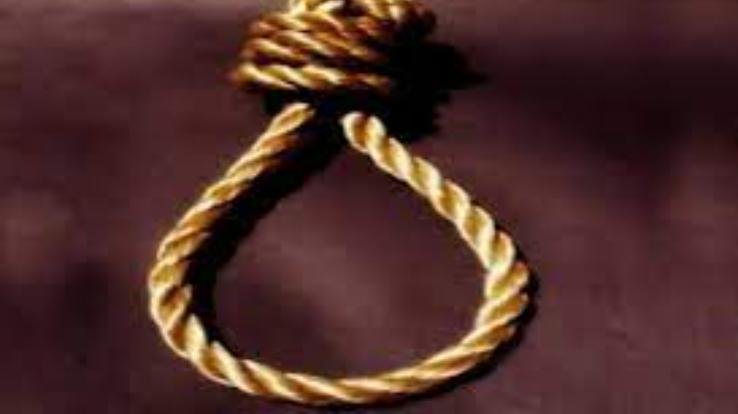 Person set noose, death