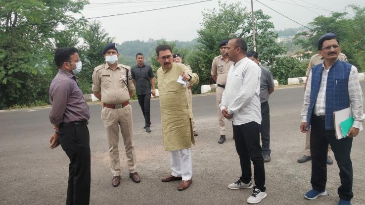  Vis Speaker took stock of the security arrangements in Tapovan Assembly Complex