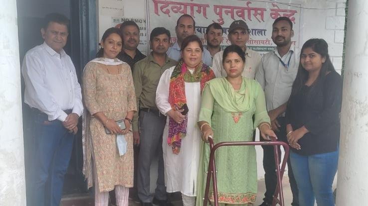 Walkers and CP chairs distributed to the differently-abled