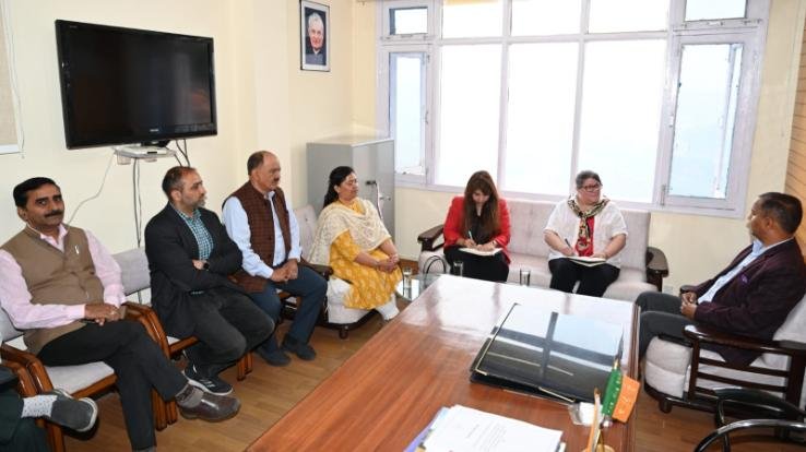 US Embassy Political Officer Karen McCrea meets BJP leaders to discuss various issues
