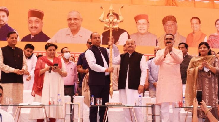 CM inaugurated and laid the foundation stone of 69.44 crores in Jwali Vidhan Sabha