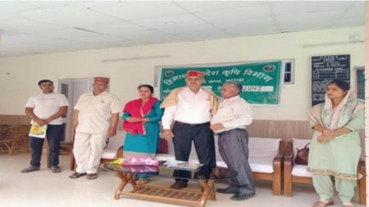 District President Ramesh Brar presided over the Kisan Fair in the lounge