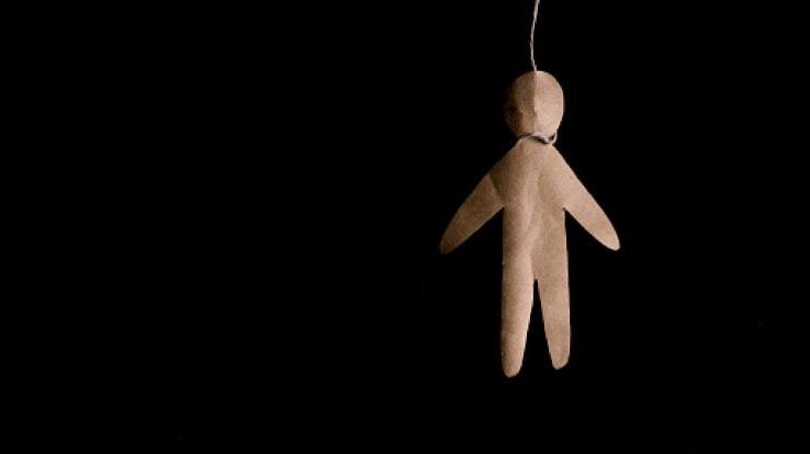 Tired of paralyzing, hanged