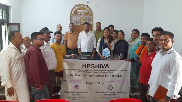 A meeting of farmers was organized by Horticulture Department in Jakhota