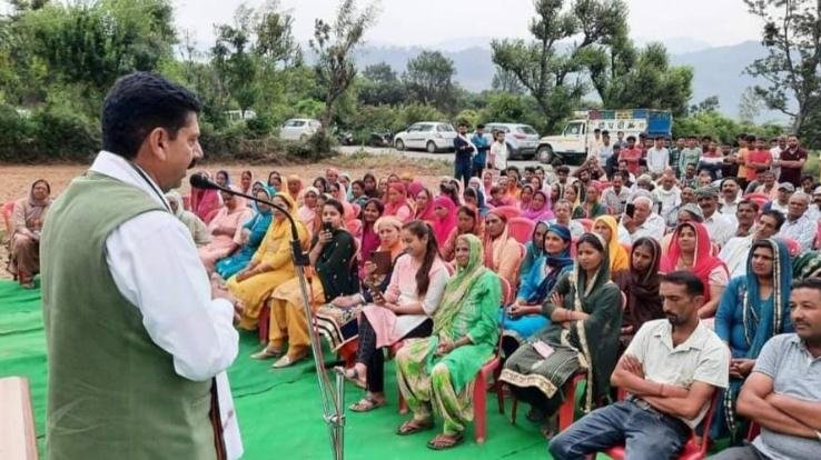 Nurpur: The picture of Nurpur will change due to the construction of Finna Singh canal and check dam - Rakesh Pathania