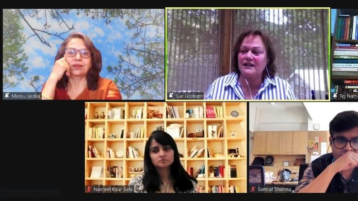  Shoolini discusses Patiala heritage with British filmmaker