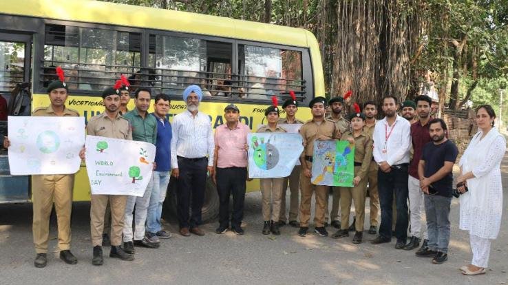 IEC University and Kalka Shimla Railway Society together celebrated World Environment Day