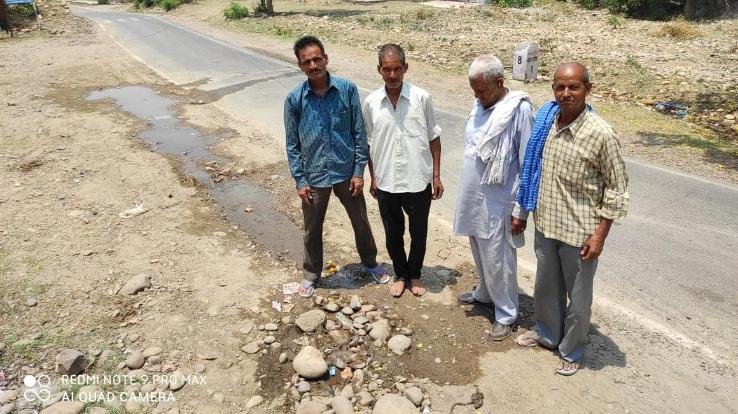 people are craving every drop of water, while the wasted water flowing on the roads