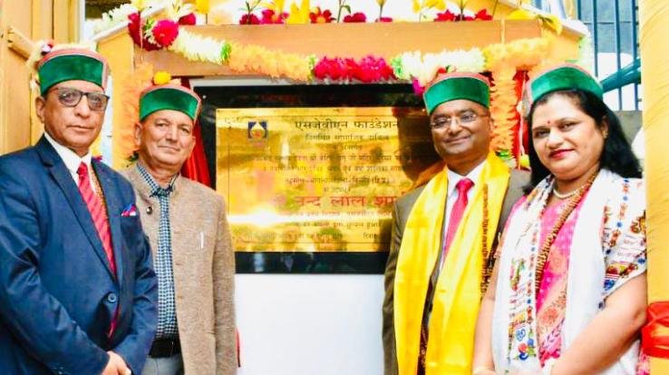 Nand Lal Sharma inaugurated community assets in Kinnaur