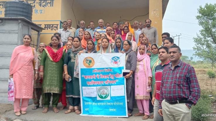 Training camp organized by Horticulture Department in Badauli