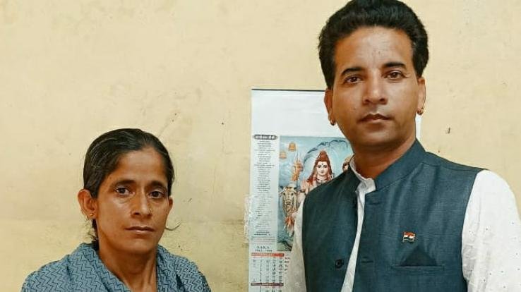 Tinko Devi wandering from door to door to get justice