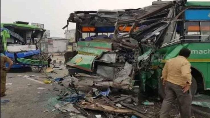  Transport Corporation bus accident victim, 7 injured