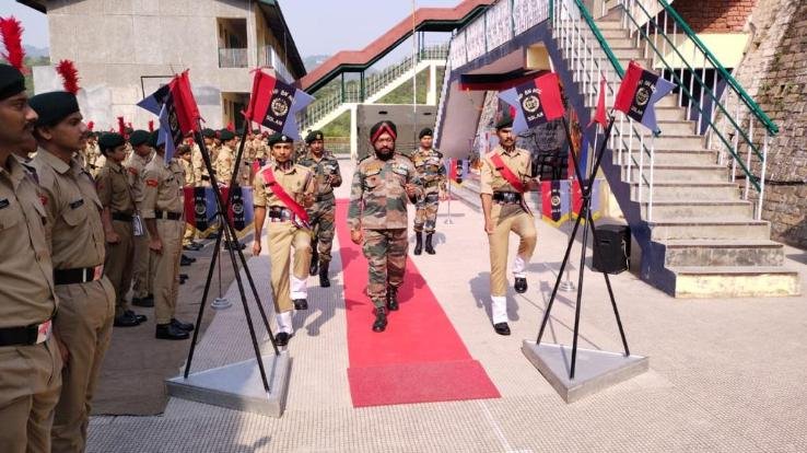 NCC Annual-220 Training Camp inaugurated at Jawahar Navodaya Vidyalaya