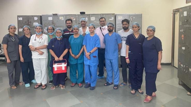 Elderly woman's organs were successfully preserved for the second time in Medical College Tanda