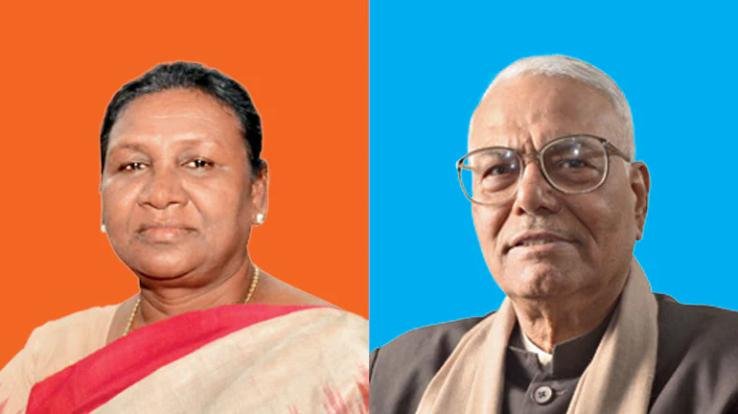 Draupadi Murmu and Yashwant Sinha face to face for the post of President