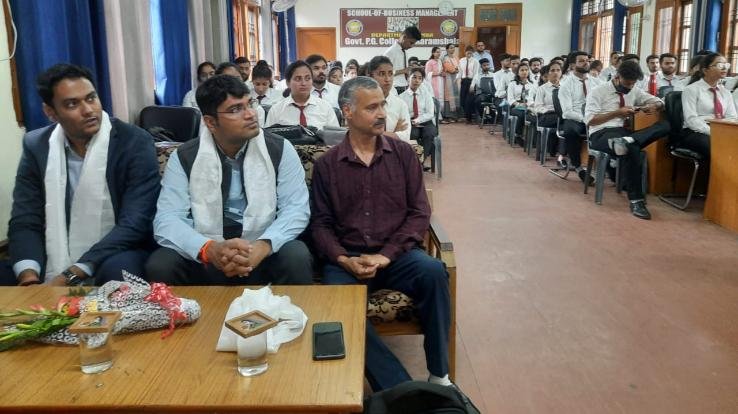 Camp organized on PM Gati Shakti National Plan in Degree College Dharamsala and Engineering College Masal