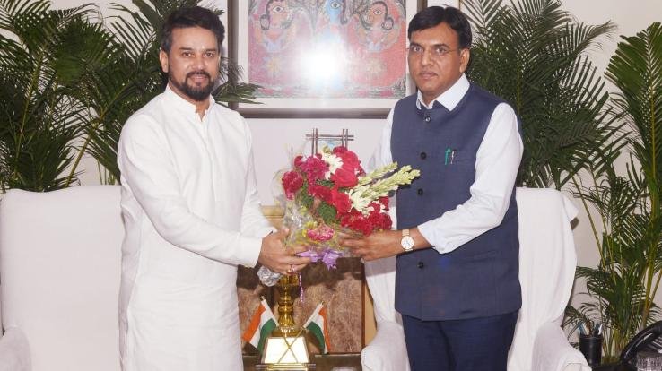 Requested Mansukh Mandaviya to bring Bulk Drug Park to Himachal and start PGI soon