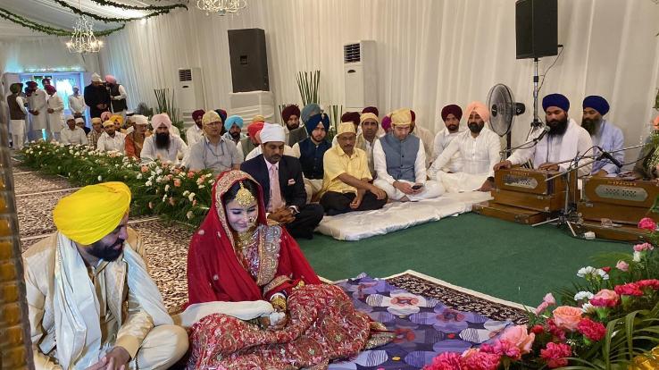 Bhagwant Mann and Gurpreet Kaur tied in a sacred bond, Arvind Kejriwal performed father's rituals in marriage