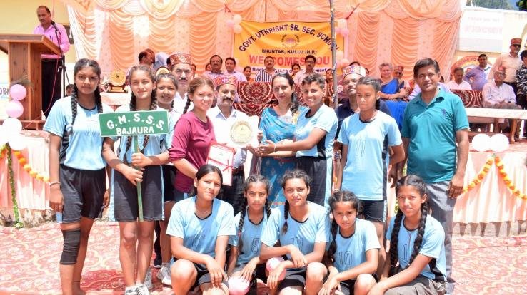 Three-day under-19 section level sports competition of girl students concluded in Bhuntar